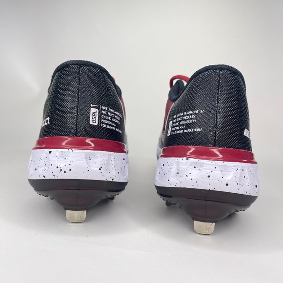 Nike Alpha Huarache Elite 3 Low Crimson Black Baseball Cleats. Size 8 CK0746-603 main image 8